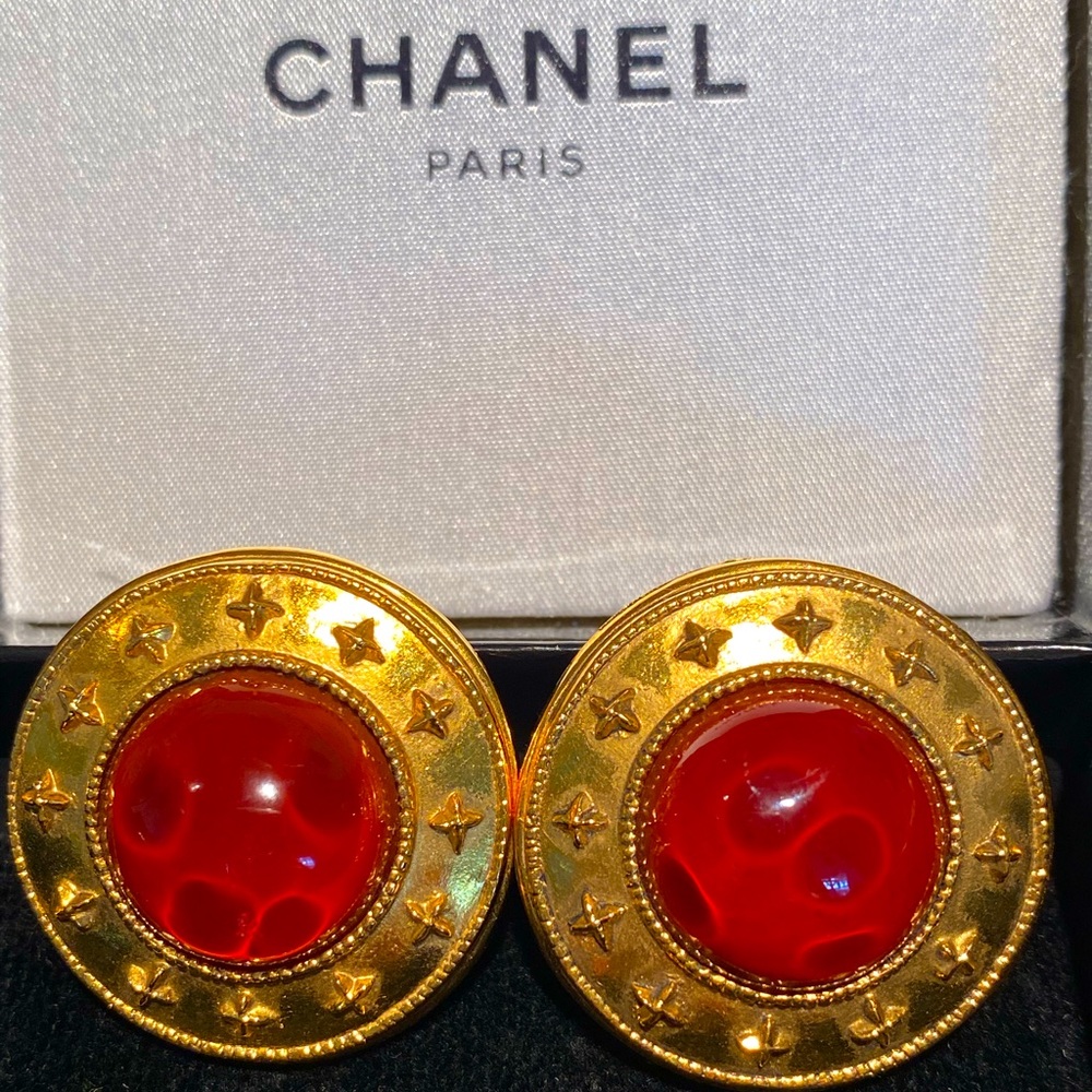 CHANEL GRIPOIX EARRINGS
